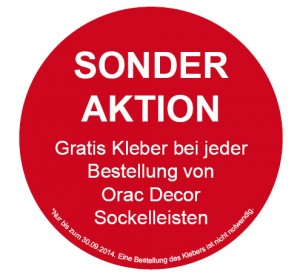 SONDERAKTION - Orac Decor Sockelleisten 
