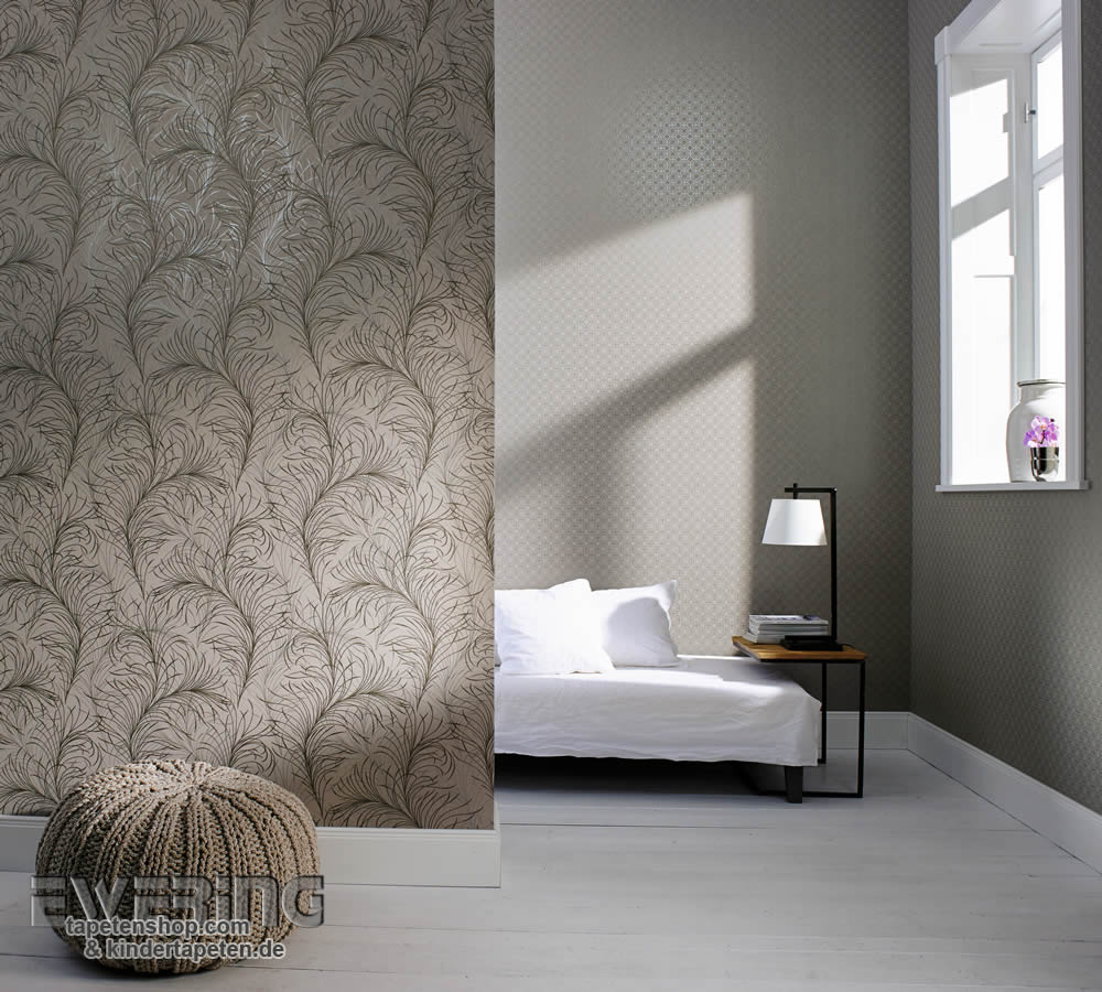 Tapeten wohnzimmer beige: rasch tapete fruehlingszauber gruen ...