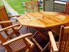 HolzterrassenmÃ¶bel frisch geÃ¶lt